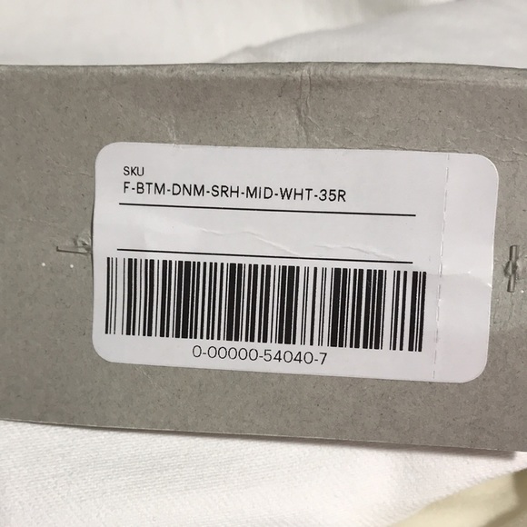 Everlane White Jeans Mid Rise High Stretch Skinny Jeans Plus Size White 35R NWT - Picture 5 of 7